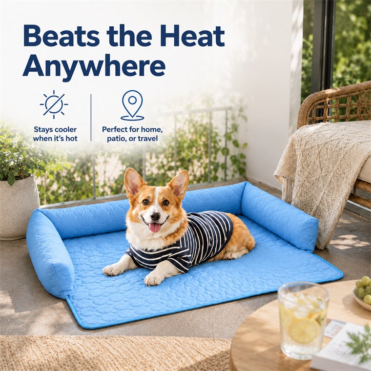 Pawlax mat in use on a patio